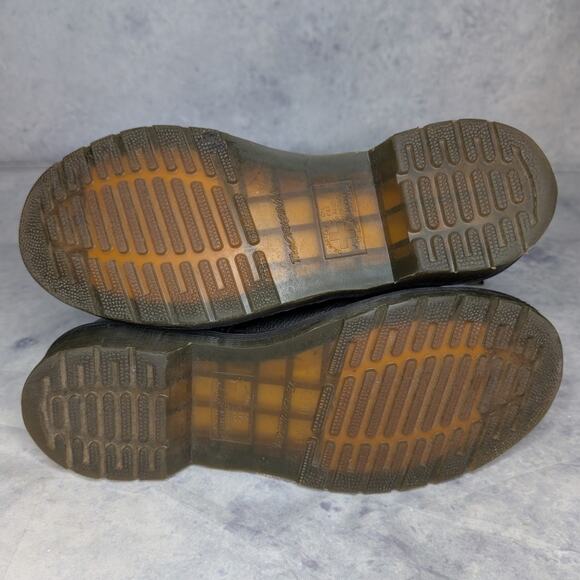 Dr. Martens 1460 Pascal Virginia Leather Combat Boots in Black, Size 8 - Picture 12 of 14